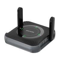 راوتر محمول CPE MiFi 3G/4G لاسلكي من بورودو, بطارية بسعة 4000 مللي امبير - اسود/رمادي | Porodo Portable CPE MiFi 3G/4G Wireless Router 4000mAh - Black/Grey