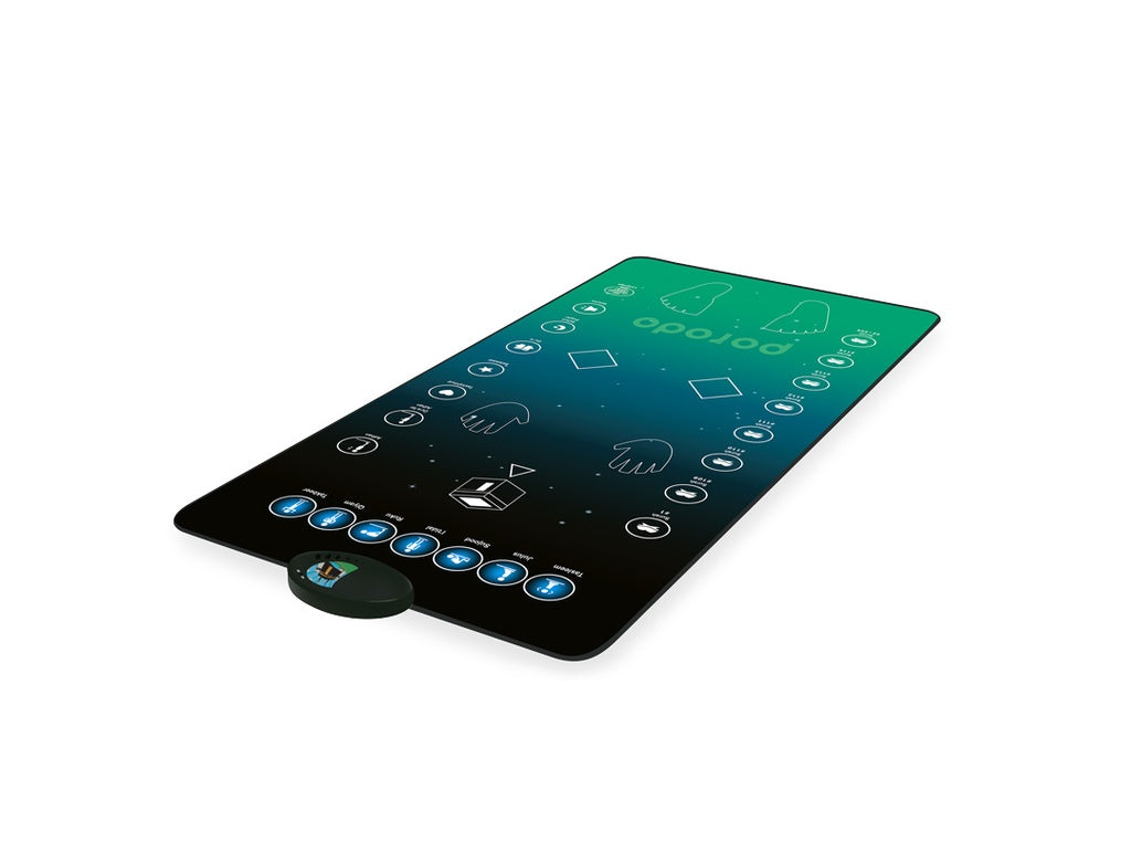 بورودو سجادة صلاة تعليمية تفاعلية للمراهقين والبالغين - ازرق غامق | Porodo Adult/Teenager Smart Interactive Educational Prayer Mat - Dark Blue