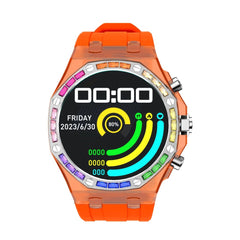 ساعة بورودو كريستالو الشفافة الذكية مع شاشة اموليد |  Porodo Transparent Cristallo AP Smartwatch AMOLED Display.