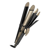 مكواة الشعر 4 في 1 من بورودو لايف ستايل - اسود | Porodo Lifestyle 4 Style Hair Iron - Black