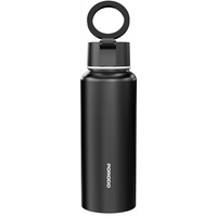 زجاجة ماء مغناطيسية بورودو لايف ستايل 32 أونصة - أسود | Porodo Lifestyle Magsafe Bottle 32oz - Black