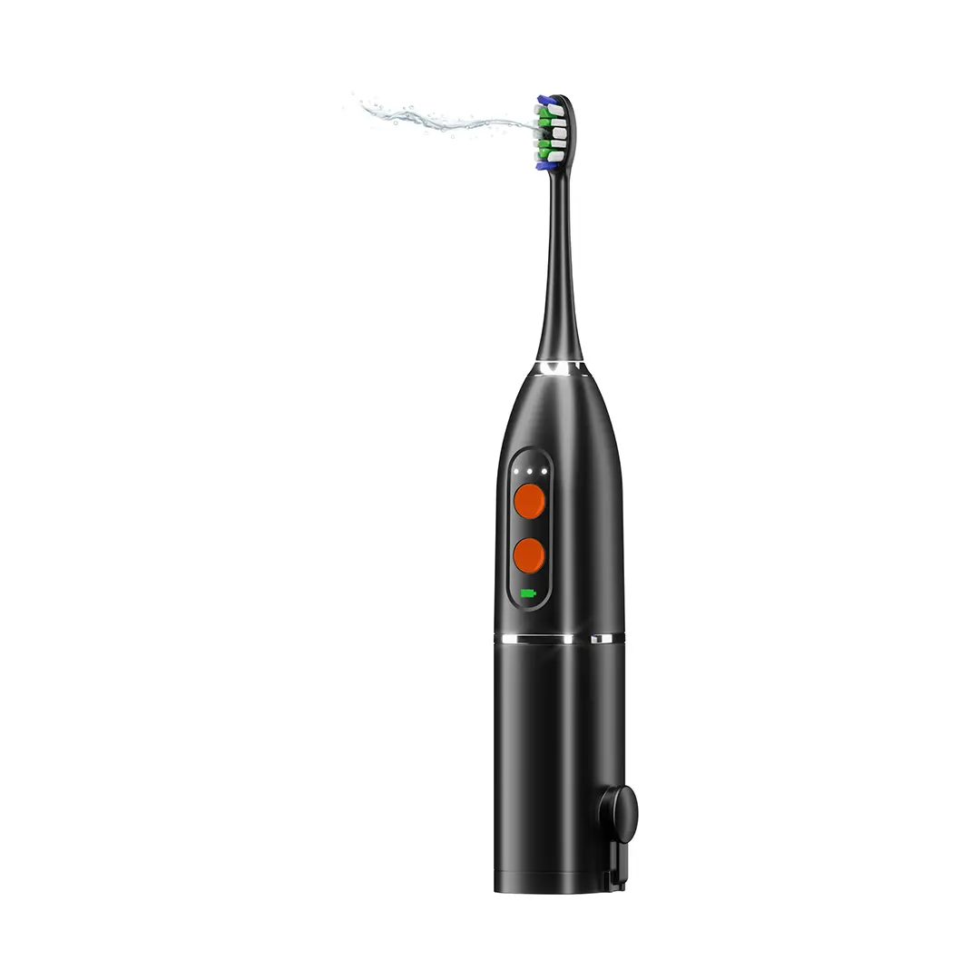 Firçeya Diranan a Elektrîkî ya Porodo Lifestyle 1000mAh IPX7 bi Moda Destî û Depoya Avê ya 110ml.
