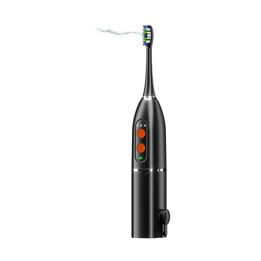 Firçeya Diranan a Elektrîkî ya Porodo Lifestyle 1000mAh IPX7 bi Moda Destî û Depoya Avê ya 110ml.