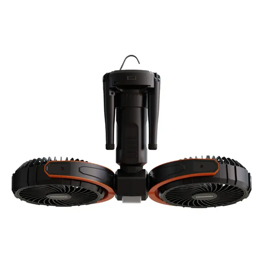 مروحة متعددة الوظائف 360° مع إضاءة وحامل ثلاثي - Porodo Lifestyle 18W Multifunctional Adjustable Fan