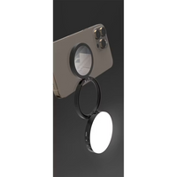 Porodo Lifestyle Magnetic Selfie Fill Light - Black | مصباح بورودو لايف ستايل المغناطيسي لإضاءة السيلفي - أسود