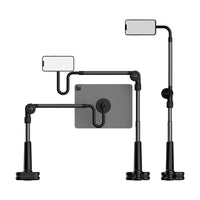 Porodo Lazy Man Stand with Magnetic Suction 92CM - Black | حامل بورودو ليزي مان بشفط مغناطيسي 92 سم - أسود