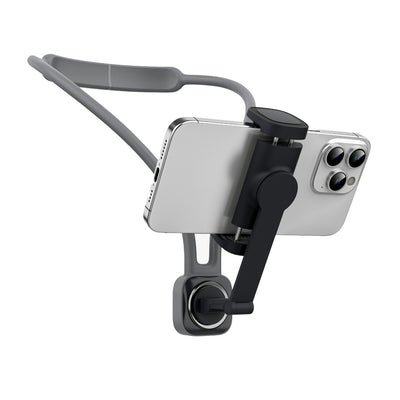 Porodo Neck Phone Holder - Black | حامل هاتف ذكي على الرقبة من بورودو - أسود