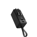باور بانك بورودو بسعة 50000mAh مع منافذ Type-C وشاشة رقمية - أسود | Porodo 50000mAh Powerbank 2xType-C, USB A and Type C and Digital Display BAYCK