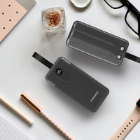 باور بانك بورودو بسعة 50000mAh مع منافذ Type-C وشاشة رقمية - أسود | Porodo 50000mAh Powerbank 2xType-C, USB A and Type C and Digital Display BAYCK