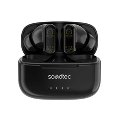 Guhguhkên Porodo Soundtec ANC &amp; ENC TWS bi guhguhkên şefaf, dema lîstinê 7 demjimêran.