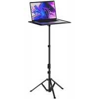 حامل ثلاثي بورودو مع قاعدة بروجكتور - أسود | Porodo Tripod Stand With Project Holder – Black