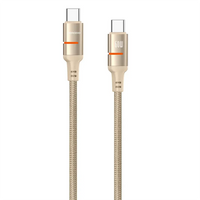 Porodo USB-C to USB-C LED Light Cable | كابل شحن بورودو USB-C إلى USB-C مع إضاءة LED