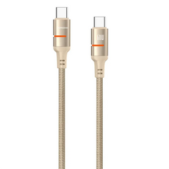 Porodo USB-C to USB-C LED Light Cable | كابل شحن بورودو USB-C إلى USB-C مع إضاءة LED