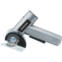 مقص كهربائي لاسلكي بورودو ببطارية 2000mAh وإضاءة توجيه وشاشة - رمادي | Porodo 2000mAh Cordless Rechargeable Electric Scissor with Guide Light and LED Displa