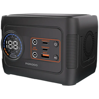 محطة طاقة محمولة بورودو فورس بيس 150W 76.96Wh - أسود/رمادي | Porodo ForceBase 150W Portable Power Station 76.96Wh - Black/Gray