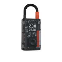 منفاخ إطارات سيارة بورودو Vyrox بضغط 150PSI وبطارية 2000mAh - أسود | Porodo Car “VYROX” Tyre Inflator 150PSI 2000 mah 60w – Black