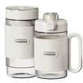 Porodo Lifestyle Dual Cup Portable Smoothie Blender – White | خلاط السموزي المحمول بورودو لايفستايل ذو الكوبين – أبيض