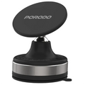 حامل هاتف بورودو المغناطيسي بقاعدة شفط دوارة 360 درجة - ابيض | Porodo 360° Rotatable Adjustable Magnetic Vacuum Suction Holder – White