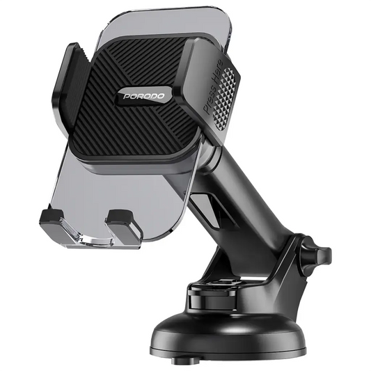 حامل هاتف بوردو 3 في 1 - PORODO MOUNTPRO 3-IN-1 Kit 3M HIGH-PERFORMANCE STICKY ANYWHERE PAD - Black