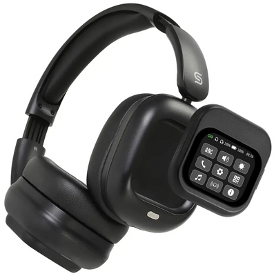 Porodo Soundtec Touchwave ANC Headphone with Detachable Touch Display | سماعة بورودو ساوندتك تاتش ويف بخاصية إلغاء الضوضاء النشطة مع شاشة لمس قابلة للفصل