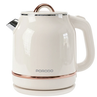 غلاية كهربائية بورودو بإيقاف تلقائي - بيج | Porodo Electric Auto Shutdown Kettle-Beige