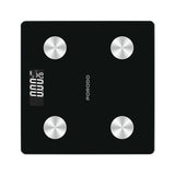 ميزان ذكي لدهون الجسم بورودو Lifestyle Gravis - أسود | Porodo ‘Gravis’ LifeStyle Smart Body Fat Scale 30x30x2.5 (AAA batteries) – Black