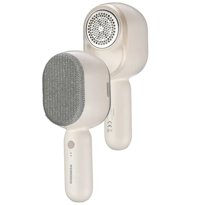 Porodo Lifestyle Clearweave جهاز إزالة الوبر 2 في 1 - أبيض | Porodo Lifestyle Clearweave 2-in-1 Lint Remover - White