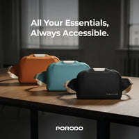 حقيبة خصر بورودو Lifestyle Travo - برتقالي | Porodo Lifestyle “TRAVO” Waist Bag – Orange