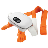 جهاز تدليك رقبة محمول بورودو Lifestyle مع تسخين - برتقالي وأبيض | Porodo Lifestyle Portable Neck Massager with Heat- Orange & White