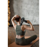 جهاز تدليك بورودو Lifestyle بستة رؤوس و30 سرعة وشاشة لمس - أسود | Porodo Lifestyle Multi Head 30 Speed 6 Heads Massager with Touch Display – Black