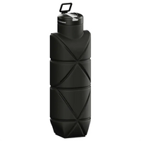 Porodo Lifestyle Fold-Flat Leakproof Silicone Bottle | زجاجة بوروودو لايف ستايل القابلة للطي المضادة للتسرب