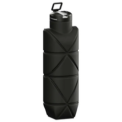 Porodo Lifestyle Fold-Flat Leakproof Silicone Bottle | زجاجة بوروودو لايف ستايل القابلة للطي المضادة للتسرب