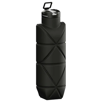 Porodo Lifestyle Fold-Flat Leakproof Silicone Bottle | زجاجة بوروودو لايف ستايل القابلة للطي المضادة للتسرب