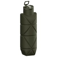 Porodo Lifestyle Fold-Flat Leakproof Silicone Bottle | زجاجة بوروودو لايف ستايل القابلة للطي المضادة للتسرب