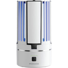 مصباح وقاتل حشرات بورودو Lifestyle اثنان في واحد ببطارية 4000mAh - أبيض | Porodo Lifestyle UV 5V 2 in 1 Insect killer Lamp 4000mah battery- White