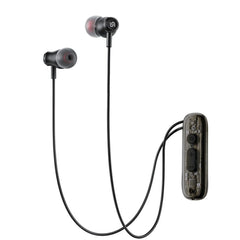 سماعة رقبة بورودو Soundtec Clear Ton بإلغاء الضوضاء ANC - أسود | Porodo Soundtec Clear Ton Neckband with ANC Transparent – Black