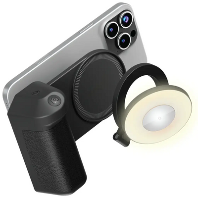 بطارية بورودو سناب تشارج مغناطيسية مع ريموت كاميرا 4800mAh - أسود | Porodo SnapCharge Magsafe Power Bank With Camera Shutter Remote - Black