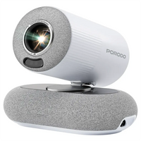 بروجيكتور بورودو لوماكاست المصغر WiFi/BT FHD 1080P 230ANSI - أبيض | Porodo Lumacast Mini Projector WiFi/BT FHD 1080P 230ANSI - White