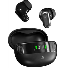 سماعات أذن بورودو Soundtec لاسلكية بشاشة LED - أسود | Porodo Soundtec TWS In ear with 5 hours Working Hours Led Display – Black