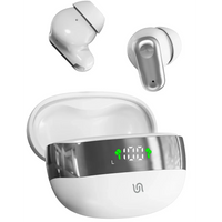 سماعات أذن بورودو Soundtec لاسلكية بشاشة LED - أبيض | Porodo Soundtec TWS In ear with 5 hours Working Hours Led Display – White