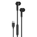 سماعات أذن سلكية داخلية بورودو Soundtec USB-C مع ميكروفون - أسود | Porodo Soundtec Wired Type C In Ear Earphone with Mic – Black