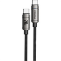كابل بورودو باور سينك USB-C عالي السرعة 240W - رمادي | Porodo PowerSync High Speed USB-C Cable 240W - Gray