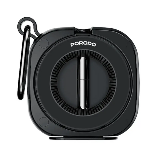 Porodo Loop Magnetic Phone Holder with Adjustable Travel Base - Black | حامل هاتف مغناطيسي Porodo Loop مع قاعدة سفر قابلة للتعديل - أسود