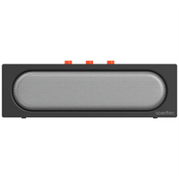Porodo Soundtec Vibe Bar Portable Bluetooth Stereo Speaker - Black | مكبر صوت بلوتوث محمول بورودو ساوندتك فايب بار ستيريو - أسود