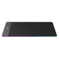 Porodo Gaming RGB MousePad bi Şarjêra Bêtêl a 15W - Reş