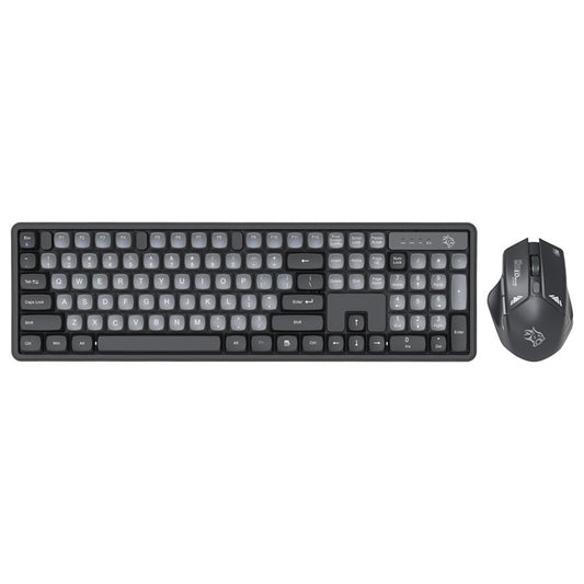 Kombînasyona Klavyeyê û Mişkê Bluetooth-ê ya Bêtêl a Porodo Gaming 2.4GHz, Mişk bi Hesasiyeta 1600 DPI | Porodo Gaming 2.4G û Klavyeya BT bi Mişk DPI 1600.