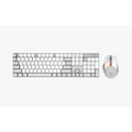 طقم لوحة مفاتيح وماوس بورودو Gaming لاسلكي 2.4G - أبيض A | Porodo Gaming 2.4GHz Wireless Keyboard and Mouse - White/A