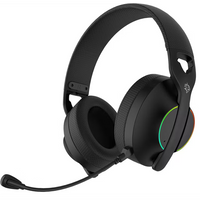 Porodo Gaming 2.4G Bluetooth AUX Wireless Gaming Headset - Black | سماعة ألعاب لاسلكية من بورودو جيمنج - أسود