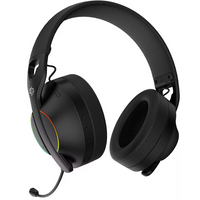 Porodo Gaming 2.4G Bluetooth AUX Wireless Gaming Headset - Black | سماعة ألعاب لاسلكية من بورودو جيمنج - أسود