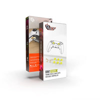 Kontrolkera Qiraxa Porodo Gaming PS5 Kombînasyona 8-di-1ê de: Qapaxên Çîpên Thumb + Bişkokên Paş
